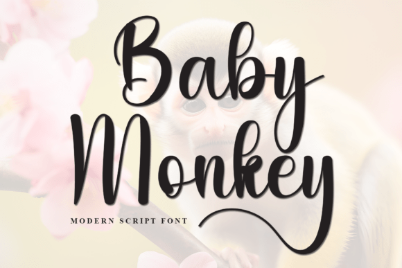 Baby Monkey Font: A Playful Script for Web Design