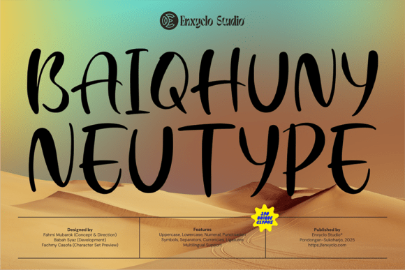 Baiqhuny: A Vibrant Handwritten Font for Bold Campaigns