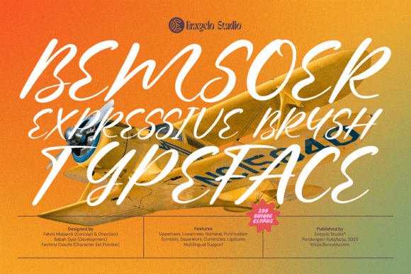 Bemsoer: A Brush Script Font for Distinctive Branding