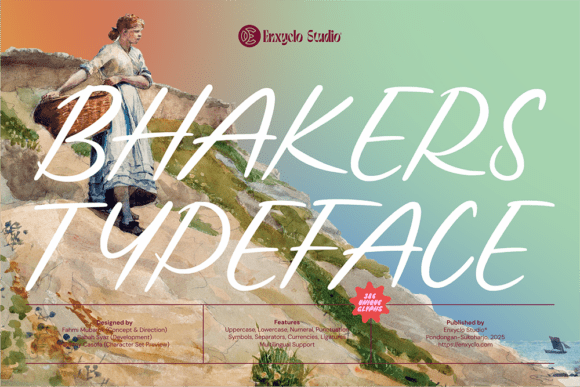 Bhakers: A Spirited Brush Font for Digital Design