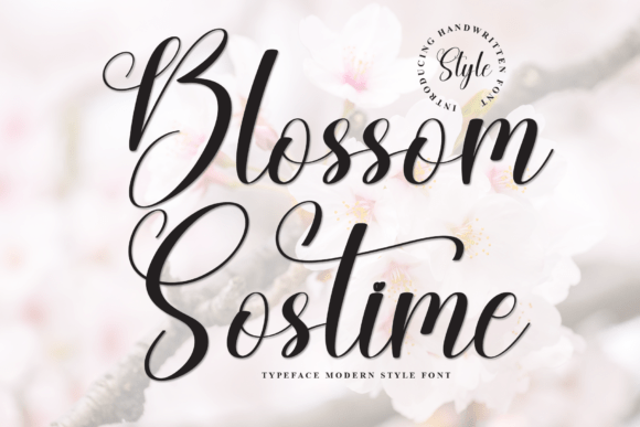 Blossom Sostime Font: A Warm Handwritten Typeface for Marketers