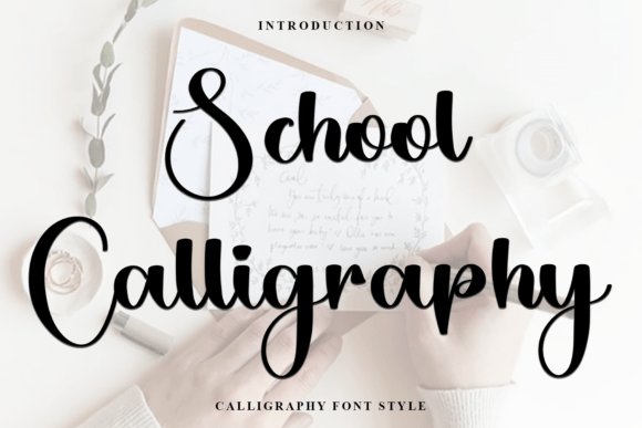 Bringing Handmade to Life with the School Calligraphy Font