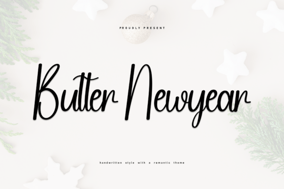 Butter Newyear: The Handwritten Font for Heartfelt Campaigns