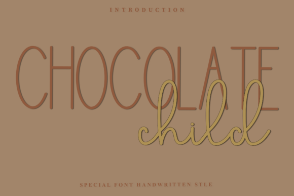 Chocolate Child: A Festive Script Font for Marketers