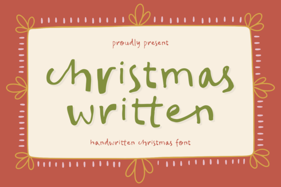 Christmas Written: A Warm Handwritten Font for Seasonal Branding
