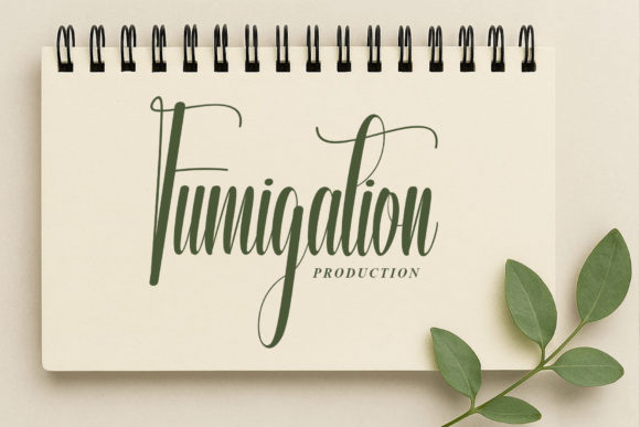 Fumigation: A Timeless Handwritten Typeface for Creative Makers