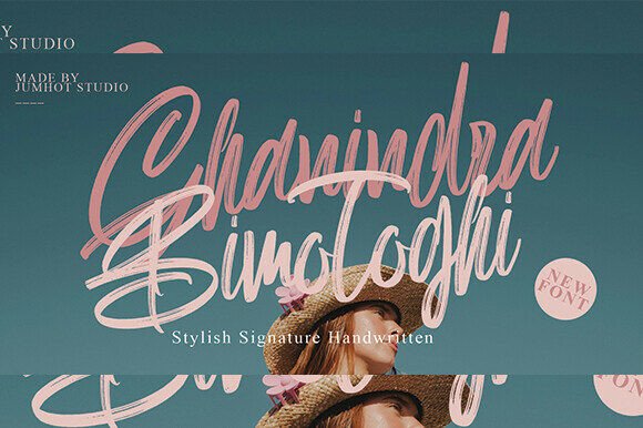 Ghanindra Bimothogi: A Handwritten Font with Editorial Energy