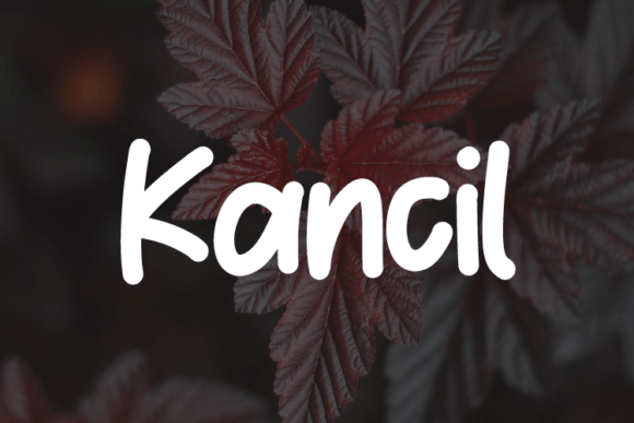 Kancil: A Bold, Friendly Handwritten Display Font