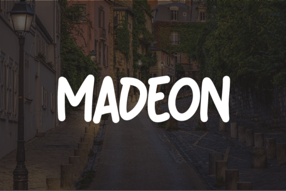 Madeon: A Creative Typeface for Handmade Product Makers