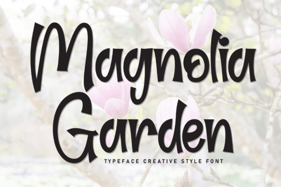Magnolia Garden: A Handwritten Font for Editorial Warmth
