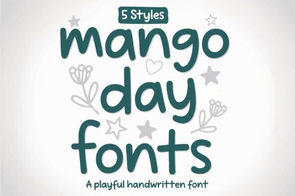 Mango Day: A Playful Handwritten Font for Crafters
