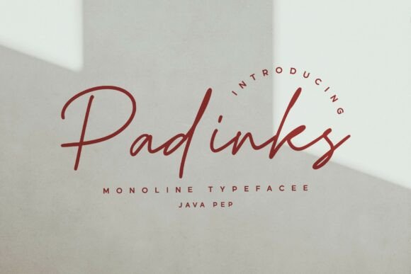 Padinks Font Review: A Monoline Script for Web Designers