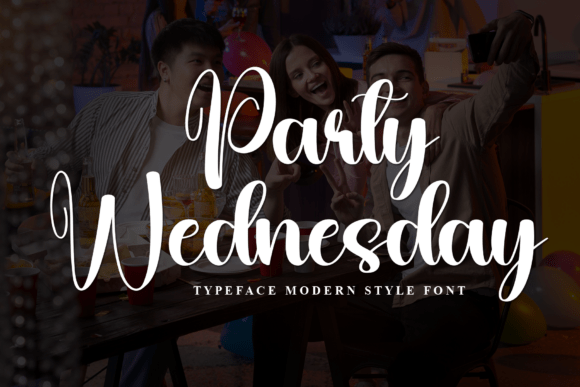 Party Wednesday Typeface for Modern Web Design