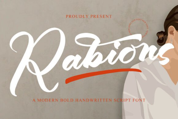 Rabions: A Script Font for Editorial Elegance