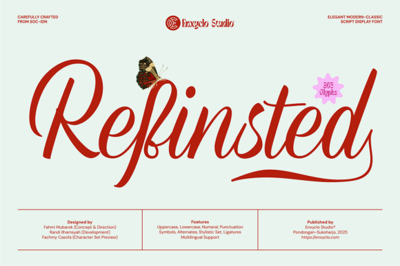 Refinsted: A Script Font That Brings Handmade Products to Life