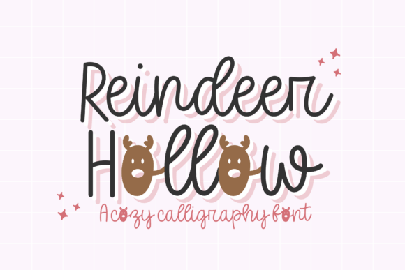 Reindeer Hollow: A Cozy Script Font for Editorial Warmth