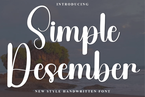Simple Desember: A Warm Handwritten Script Font for Branding