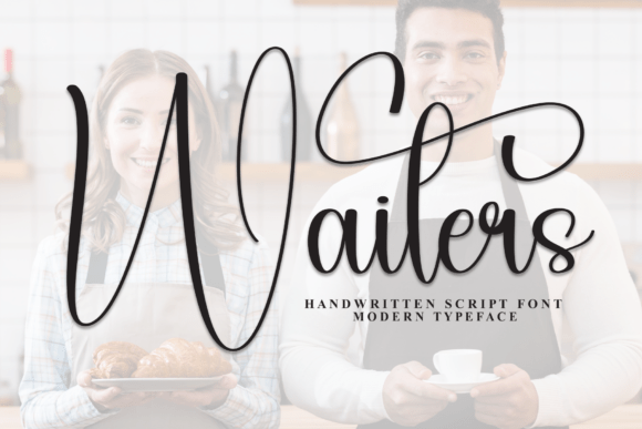 Waiters Font: A Script Typeface for Campaign Designers