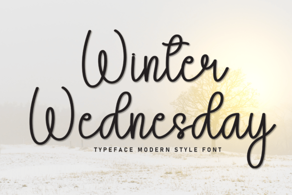 Winter Wednesday: A Script Font for Modern Marketing