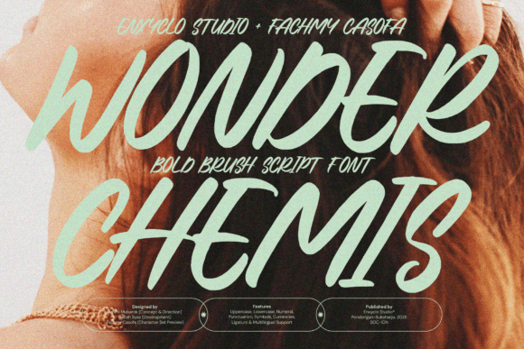 Wonder Chemis: A Bold Brush Script Font for Expressive Branding